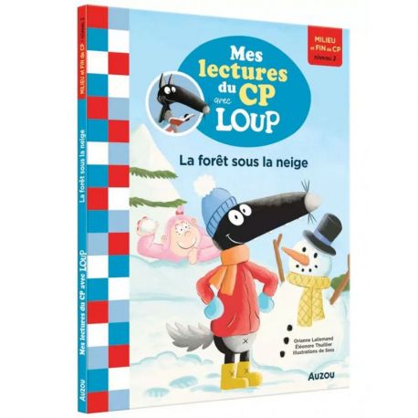 LA FORET SOUS LA NEIGE - MES LECTURES DU CP AVEC LOUP
