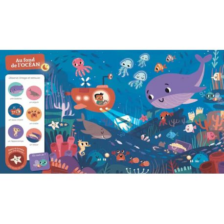 QUI BRILLE DANS LA NUIT - CHERCHE ET TROUVE DES TOUT-PETITS