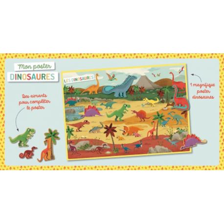 MA POCHETTE D'AIMANTS DINOSAURES
