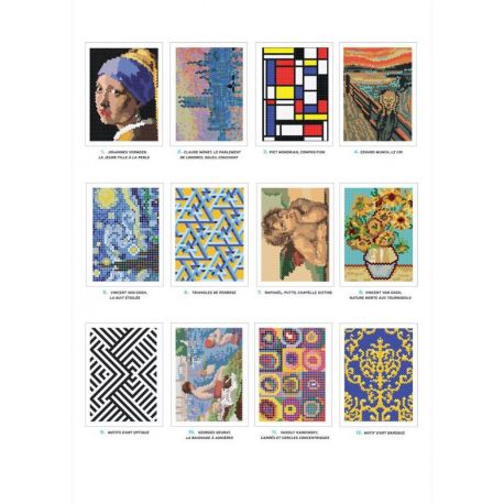 TABLEAUX DE MAITRES COLORIAGES MYSTERES