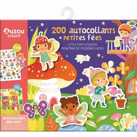 200 AUTOCOLLANTS PETITES FEES MA POCHETTE D'ARTISTE