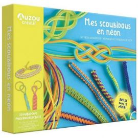 MES SCOUBIDOUS EN NEON - MON COFFRET D'ARTISTE