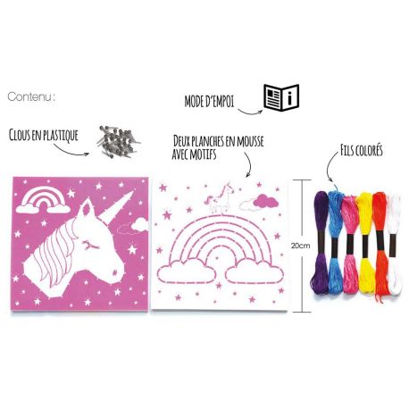 STRING ART LICORNE