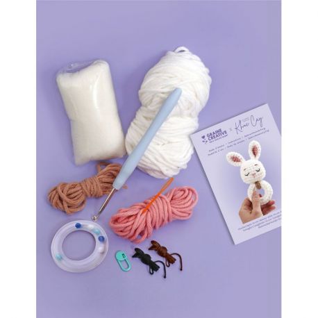 KIT CROCHET HOCHET LAPIN
