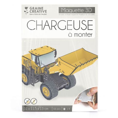 CHARGEUSE A MONTER - MAQUETTE 3D