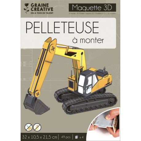 PELLETEUSE A MONTER - MAQUETTE 3D