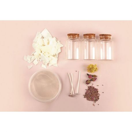 KIT DIY MES BOUGIES "CRISTAL"