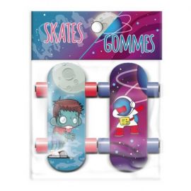 SACHET 2 SKATES GOMMES ZOMBIE ET SPACE