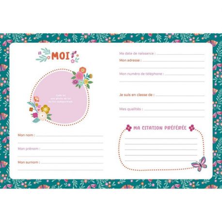 MON CARNET SECRET ULTRA PAILLETE MA PAPETERIE CREATIVE
