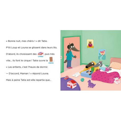 P'TIT LOUP NE DORT PAS A LA MAISON JE LIS AVEC TOI