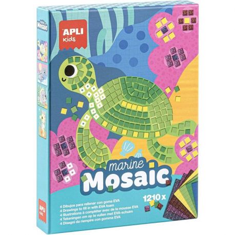 KIT MOSAIQUE MOUSSE EVA ANIMAUX MARINS