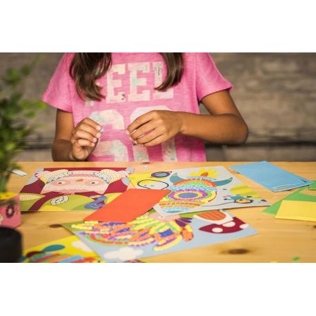 KIT MOSAIQUE EN MOUSSE EVA ANIMAUX