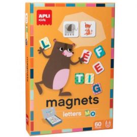 BOITE JEU MAGNETIQUE LETTRES 60 PIECES