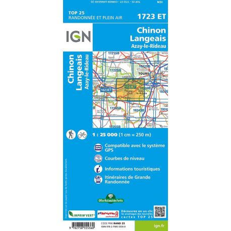 1723ET CHINON - LANGEAIS AZAY-LE-RIDEAU