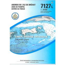 7127L ABORDS DE L'ILE DE BREHAT ANSE DE PAIMPOL - ENTREE DU TRIEUX