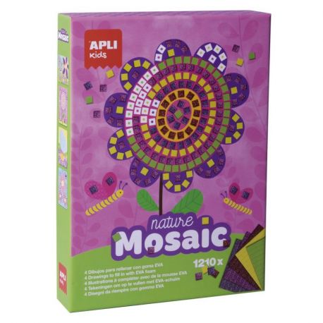 KIT MOSAIQUE MOUSSE EVA FLEURS