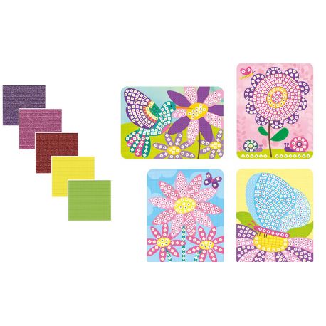 KIT MOSAIQUE MOUSSE EVA FLEURS