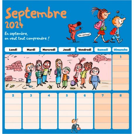 CALENDRIER DE LA FAMILLE 2024-2025 MAX ET LILI