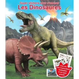 DINOSAURES SUPER STICKERS POUR S'AMUSER