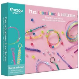 MES SCOUBIDOUS A PAILLETTES MON COFFRET D'ARTISTE