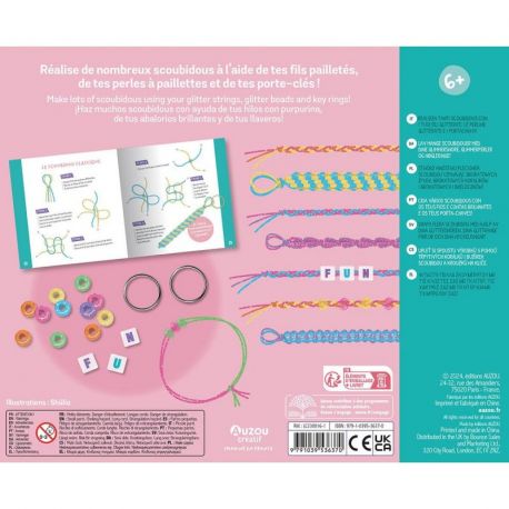 MES SCOUBIDOUS A PAILLETTES MON COFFRET D'ARTISTE