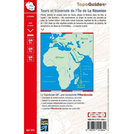 GRR1/GRR2/GRR3 TOURS ET TRAVERSEE DE L'ILE DE LA RÉUNION 974