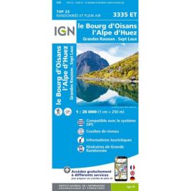 3335ET BOURG D'OISANS L'ALPE D'HUEZ GRANDES ROUSSES SEPT LAUX
