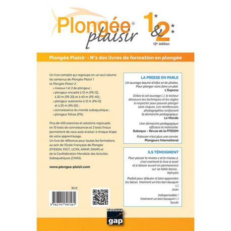 PLONGÉE PLAISIR 1 ET 2