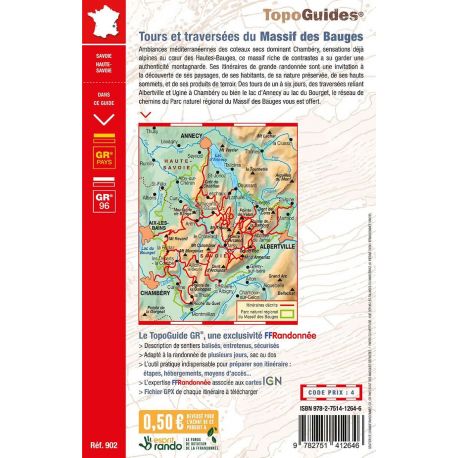 GR96/GRP TOURS ET TRAVERSÉES DU MASSIF DES BAUGES 902