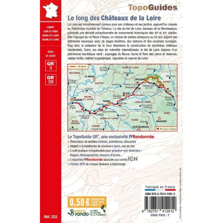 GR3/GR3B LE LONG DES CHATEAUX DE LA LOIRE 333