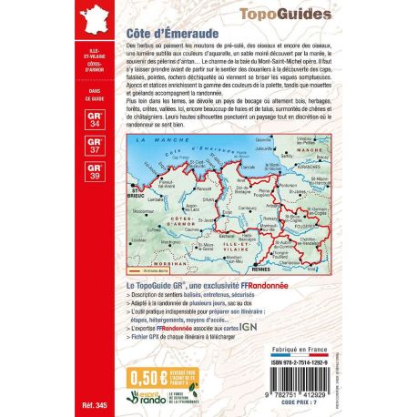GR34/GR37/GR39 COTE D'EMERAUDE : LES CHEMINS DU MONT ST-MICHEL 345