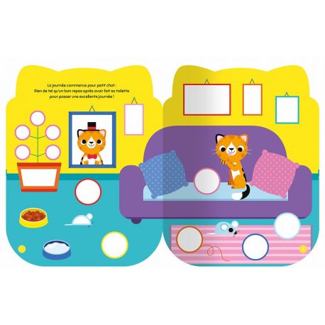 L'AVENTURE DE PETIT CHAT GOMMETTES FORMES
