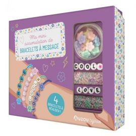 MA MINI ACCUMULATION DE BRACELETS A MESSAGE