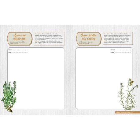 HERBIER A COMPLETER AU FIL DE VOS BALADES