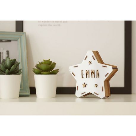 ETOILE LUMINEUSE A PERSONNALISER