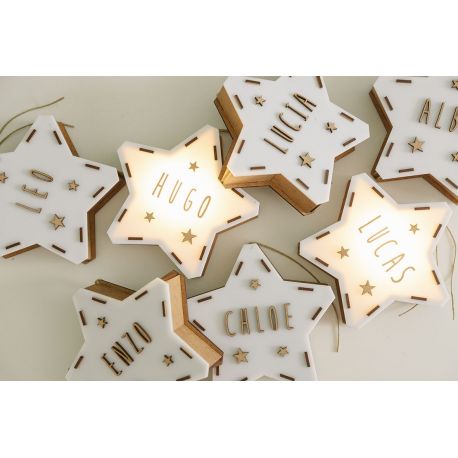 ETOILE LUMINEUSE A PERSONNALISER