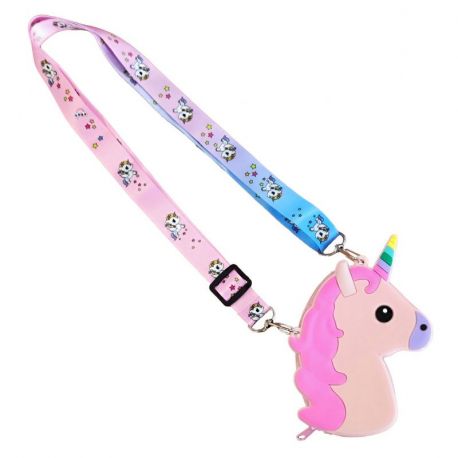 MINI SAC LICORNE ROSE
