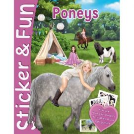 PONEYS STICKER AND FUN - 2 EN 1