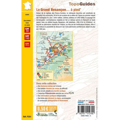 GR145/GR49/GRP LES ENVIRONS DE BESANCON A PIED P251