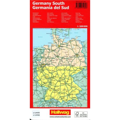 ALLEMAGNE SUD DG 1/500 000