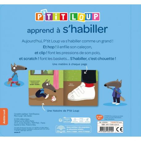P'TIT LOUP APPREND A S'HABILLER