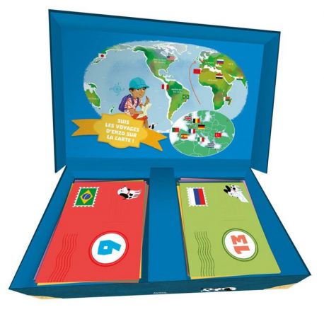 MON COFFRET D'ENQUETES AUTOUR DU MONDE - 20 ENIGMES