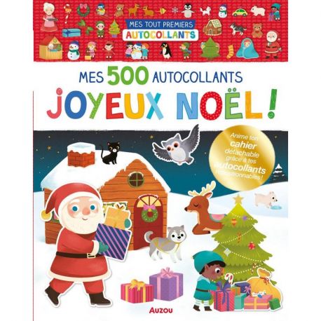 JOYEUX NOEL MES 500 AUTOCOLLANTS