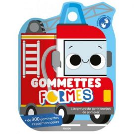 L'AVENTURE DE PETIT CAMION DE POMPIER - GOMMETTES FORMES