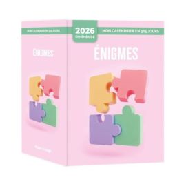 MON CALENDRIER 2026 - ENIGMES