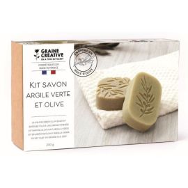KIT DIY SAVON A L'OLIVE & ARGILE VERTE