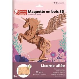 LICORNE - MAQUETTE BOIS 3D