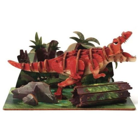 T-REX - MAQUETTE BOIS 3D
