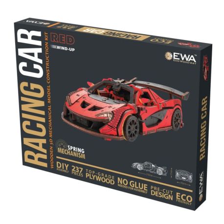 MAQUETTE 3D VOITURE ROUGE EWA
