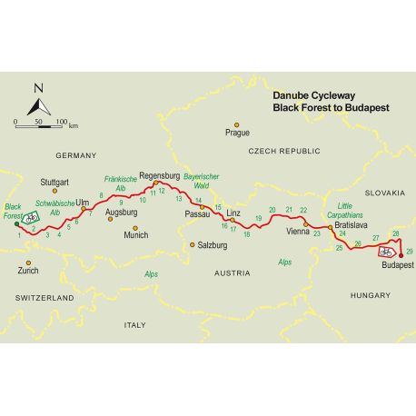 THE DANUBE CYCLEWAY VOLUME 1